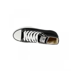 Botas Victoria Tribu Doble Suela Lona Negro Mujer -Zapatos Deportivos botas victoria tribu doble suela lona negro mujer 3