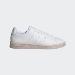 Zapatillas Adidas Advantage Blanco Rosa Mujer