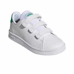 Zapatillas Adidas Advantage CF C Blanco Verde Niños -Zapatos Deportivos zapatillas adidas advantage cf c blanco verde ninos 2