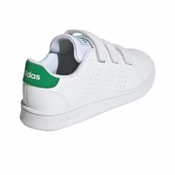 Zapatillas Adidas Advantage CF C Blanco Verde Niños -Zapatos Deportivos zapatillas adidas advantage cf c blanco verde ninos 3