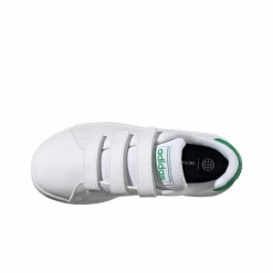 Zapatillas Adidas Advantage CF C Blanco Verde Niños -Zapatos Deportivos zapatillas adidas advantage cf c blanco verde ninos 4