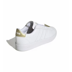 Zapatillas Adidas Grand Court 2.0 Blanco Dorado Mujer -Zapatos Deportivos zapatillas adidas grand court 20 blanco dorado mujer 3