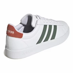 Zapatillas Adidas Grand Court 2.0 Blanco Verde Hombre -Zapatos Deportivos zapatillas adidas grand court 20 blanco verde hombre 3