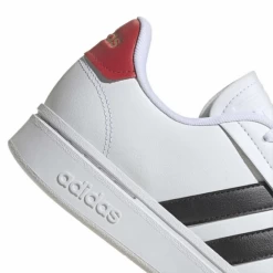 Zapatillas Adidas Grand Court Alpha Blanco Negro Rojo Hombre -Zapatos Deportivos zapatillas adidas grand court alpha blanco negro rojo hombre 6