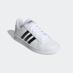 Zapatillas Adidas Grand Court K Blanco Negro Junior -Zapatos Deportivos zapatillas adidas grand court k blanco negro junior 2