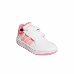 Zapatillas Adidas Hoops 3.0 CF C Blanco Rosa Niños -Zapatos Deportivos zapatillas adidas hoops 30 cf c blanco rosa ninos 2