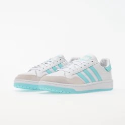 Zapatillas Adidas Team Court W Blanco Turquesa Mujer -Zapatos Deportivos zapatillas adidas team court w blanco turquesa mujer 2
