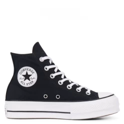 Zapatillas Converse All Star Lift Hi Negro Mujer
