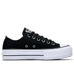 Zapatillas Converse All Star Lift Ox Plataforma Negra Mujer