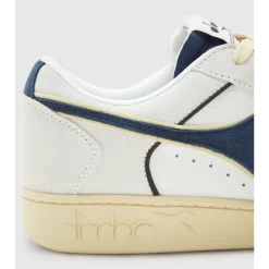 Zapatillas Diadora Magic BSKT Low Suede Blanco Marino Hombre -Zapatos Deportivos zapatillas diadora magic bskt low suede blanco marino hombre 5