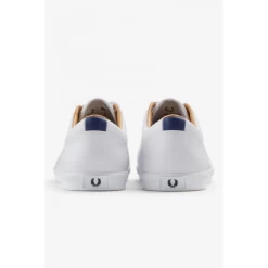 Zapatillas Fred Perry Baseline Leather Blanco Hombre -Zapatos Deportivos zapatillas fred perry baseline leather blanco hombre 2
