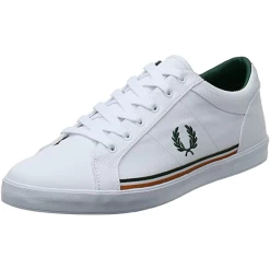 Zapatillas Fred Perry Baseline Twill Hombre Blanco -Zapatos Deportivos zapatillas fred perry baseline twill hombre blanco 2