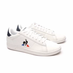 Zapatillas Le Coq Sportif Courtset Blanco Azul Hombre -Zapatos Deportivos zapatillas le coq sportif courtset blanco azul hombre 2