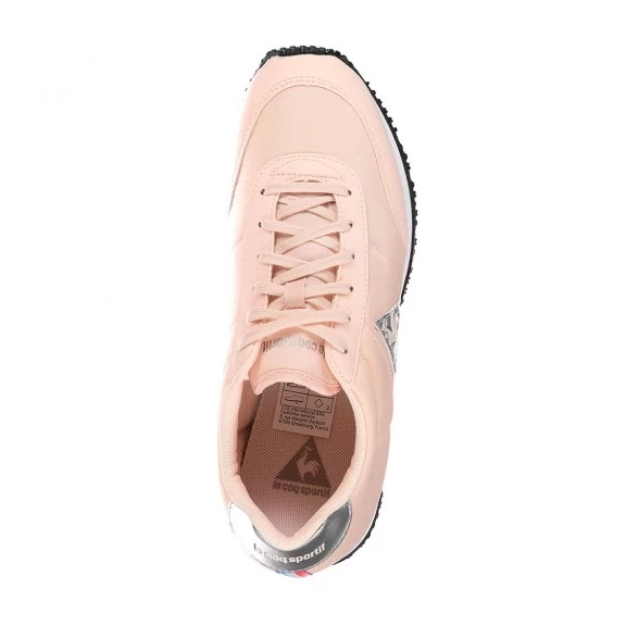 Zapatillas Le Coq Sportif Racerone Naranja Pastel Mujer 4 Zapatillas Le Coq Sportif Racerone Naranja Pastel Mujer - Imagen 4