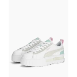 Zapatillas Puma Mayze Mix Blanco Gris Verde Rosa Mujer -Zapatos Deportivos zapatillas puma mayze mix blanco gris verde rosa mujer 2