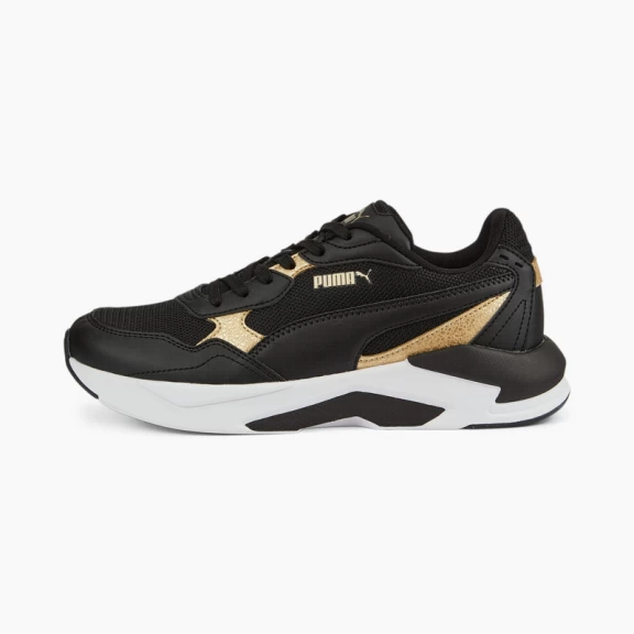 Zapatillas Puma X-Ray Speed Lite Distressed Negro Oro Mujer 2 Zapatillas Puma X-Ray Speed Lite Distressed Negro Oro Mujer - Imagen 2