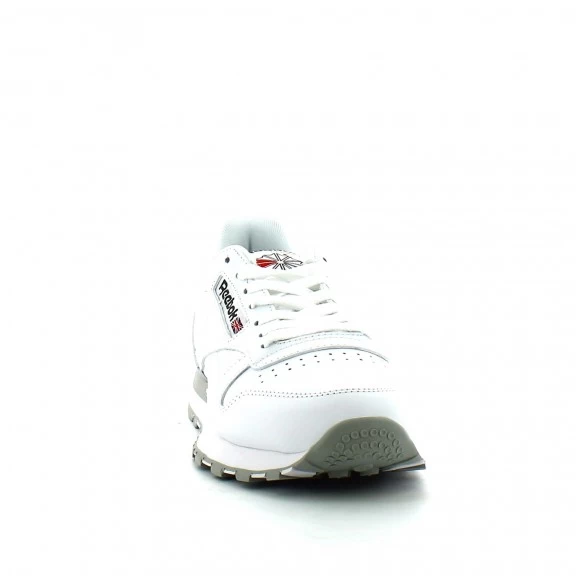 Zapatillas Reebok Classic Leather Blanco Gris Hombre 2 Zapatillas Reebok Classic Leather Blanco Gris Hombre - Imagen 2
