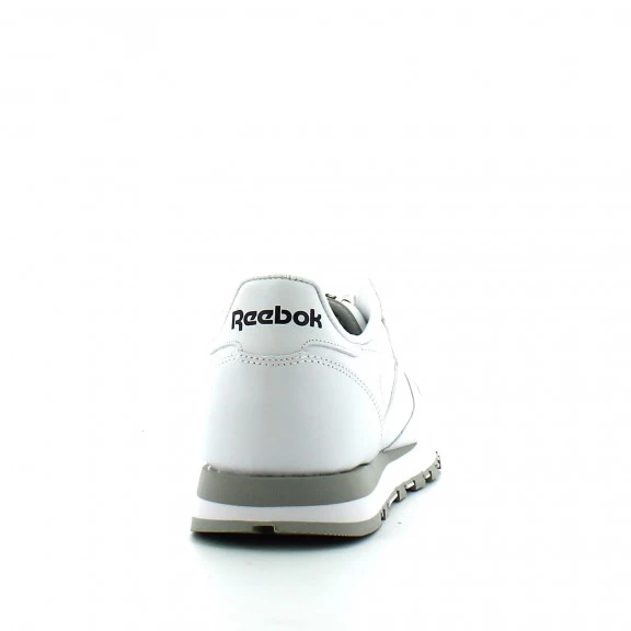 Zapatillas Reebok Classic Leather Blanco Gris Hombre 4 Zapatillas Reebok Classic Leather Blanco Gris Hombre - Imagen 4