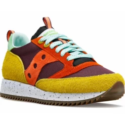 Zapatillas Saucony Jazz 81 Granate Naranja Mostaza Hombre -Zapatos Deportivos zapatillas saucony jazz 81 granate naranja mostaza hombre 2
