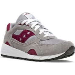 Zapatillas Saucony Shadow 6000 Gris Burdeos Hombre -Zapatos Deportivos zapatillas saucony shadow 6000 gris burdeos hombre 4