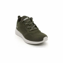 Zapatillas Skechers Bobs Squad Verde Oliva Mujer