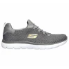 Zapatillas Skechers Summits Bright Brezel Gris Mujer