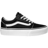 Zapatillas Vans Ward Plataforma Negro Blanco Mujer