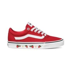 Zapatillas Vans Ward Rojo Blanco Mujer